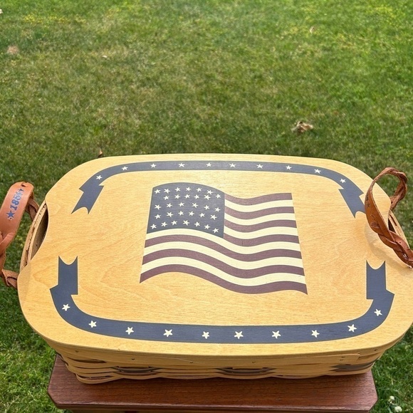 USA Peterboro Limited Edition 150th Anniversary American Flag Basket w/ Liner - Picture 12 of 12